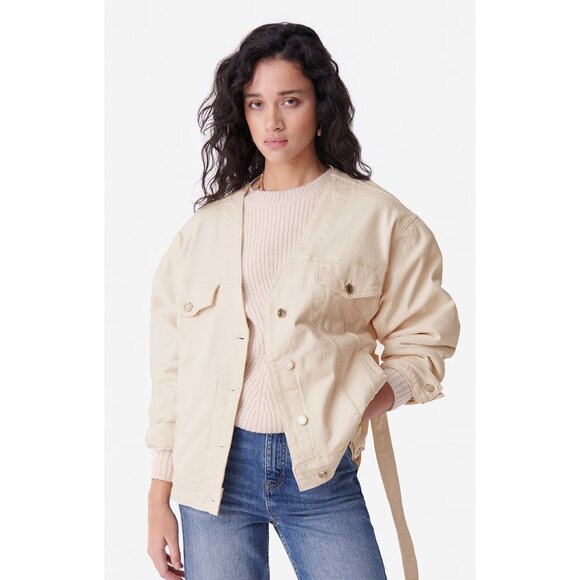 NWT Vanessa Bruno "Cooper" Jacket in Ivory, size Small - Picture 2 of 12